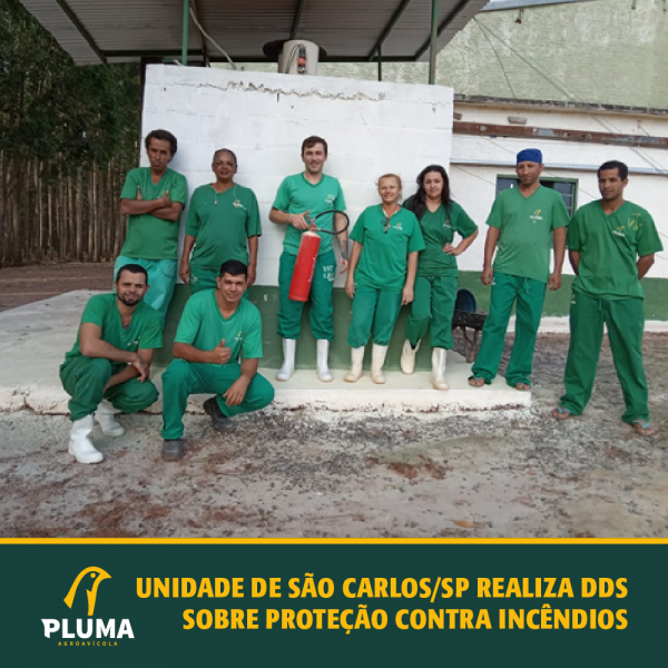 Unidade de São Carlos/SP realiza DDS sobre proteção contra incêndios